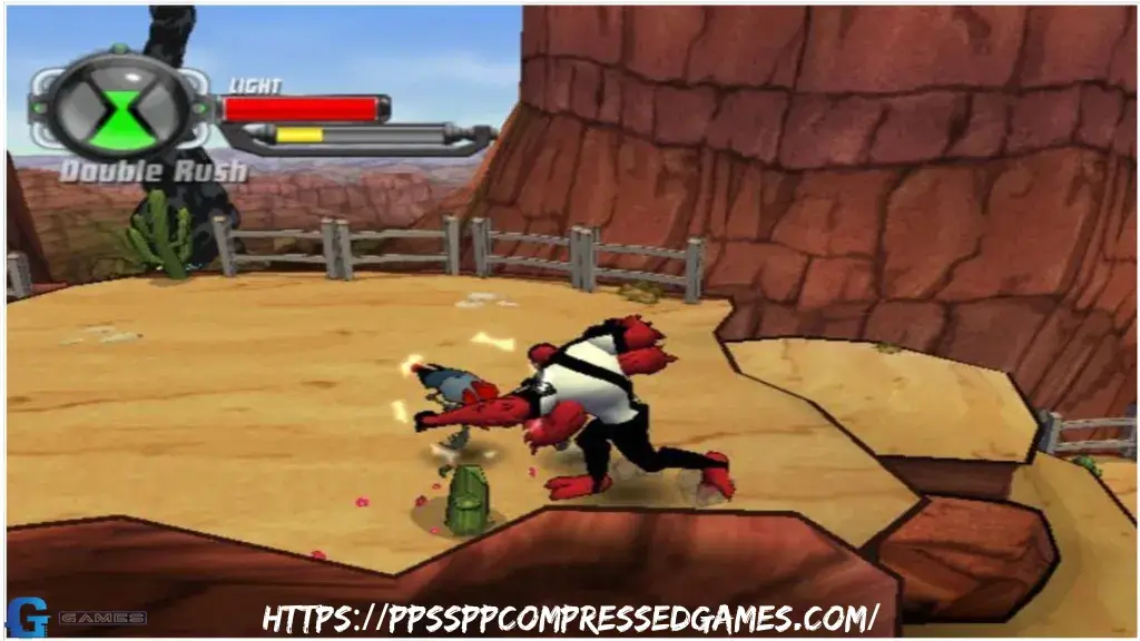 Ben 10 Protector of Earth PPSSPP ISO Highly Compressed free download