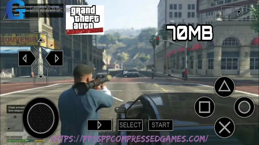 GTA Liberty City Stories PPSSPP ISO Highly Compressed