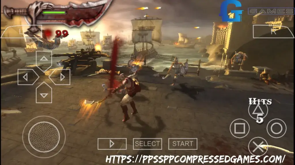 God of War Chains of Olympus PPSSPP ISO Free Download