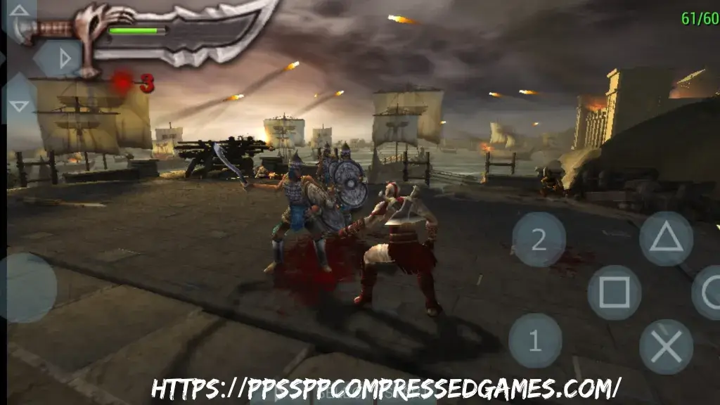 God of War Chains of Olympus PPSSPP ISO Highly Compressed Free Download