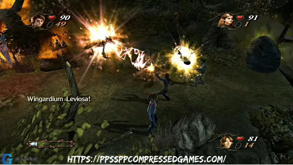 Harry Potter and the Goblet of Fire PPSSPP ISO Highly Compressed Free Download