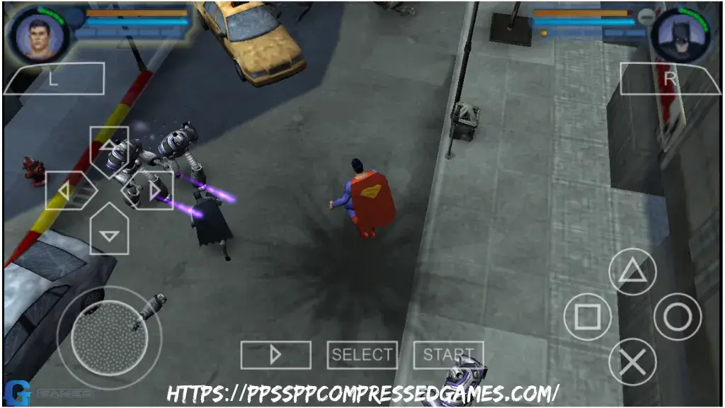 Justice League Heroes PPSSPP ISO Highly Compressed Free Download (1)