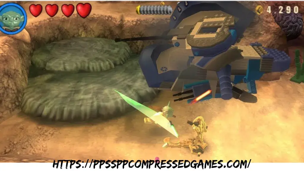 LEGO Star Wars III Highly Compressed PSP ISO free download