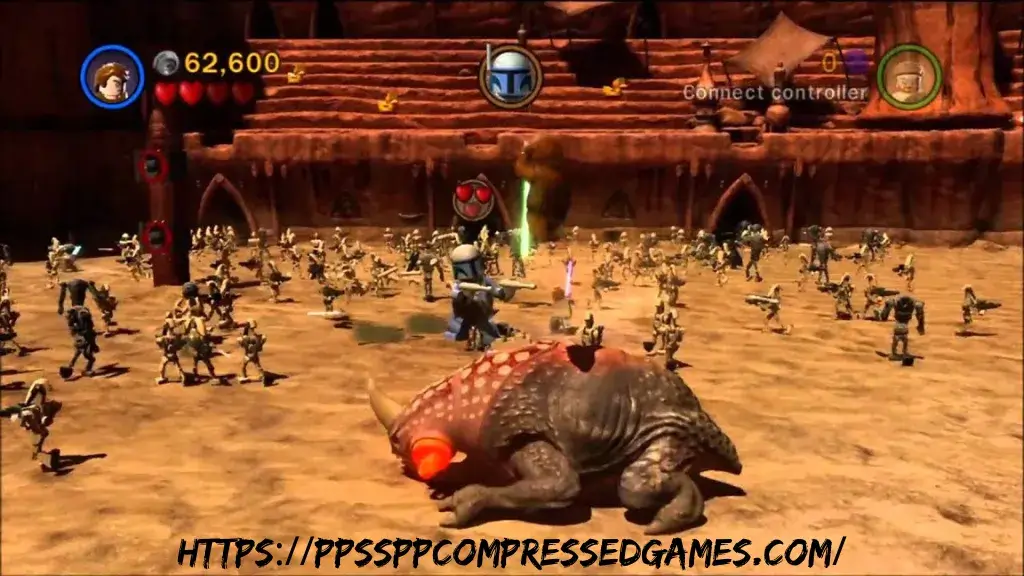 LEGO Star Wars III Highly Compressed PPSSPP ISO game play