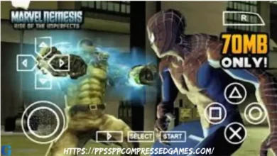 Marvel Nemesis Rise of the Imperfects PPSSPP ISO Highly Compressed