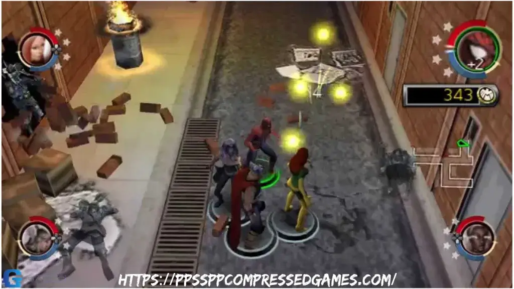 Marvel Ultimate Alliance PPSSPP ISO Highly Compressed Free Download