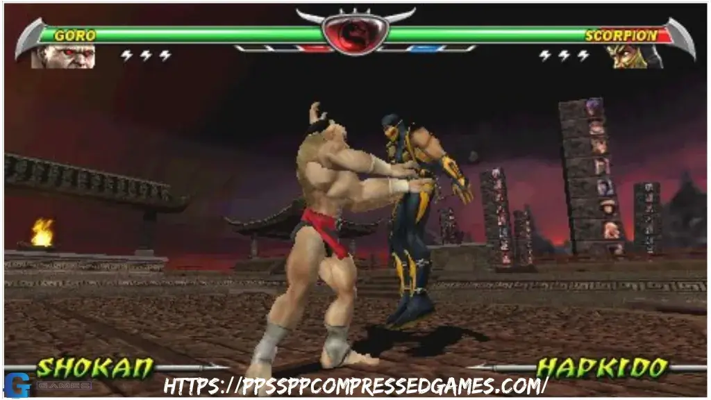 Mortal Kombat Unchained PPSSPP ISO Highly Compressed free download