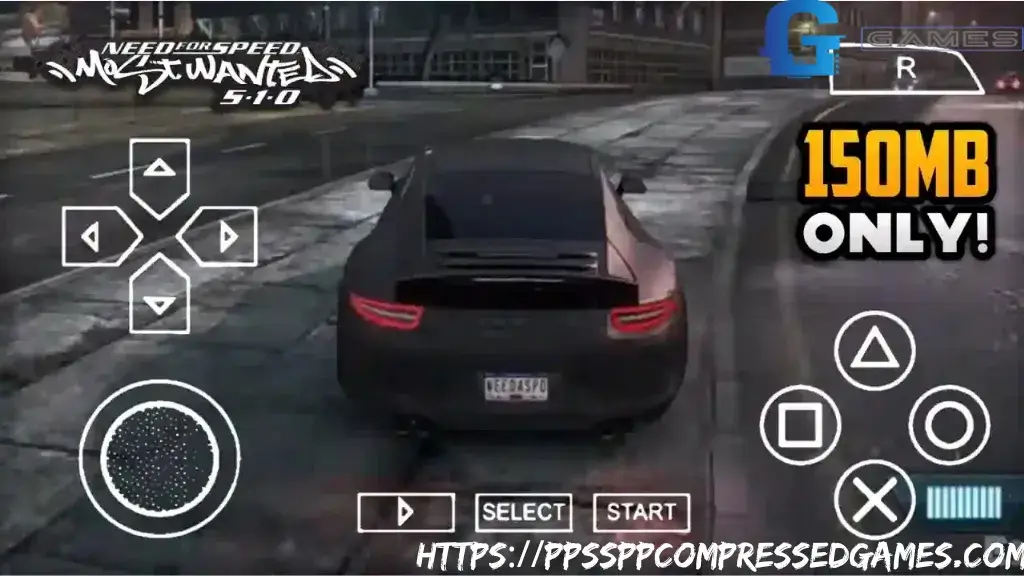 Need for Speed Most Wanted PPSSPP ISO Highly Compressed