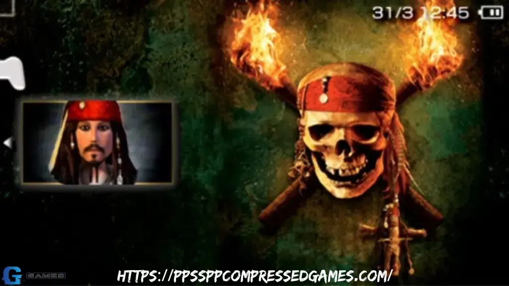 Pirates of the Caribbean Dead Man's Chest PPSSPP ISO