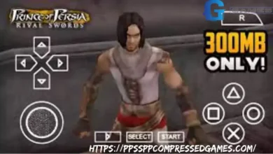 Prince of Persia Rival Swords PPSSPP ISO Highly Compressed