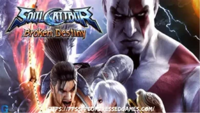 Soulcalibur Broken Destiny PPSSPP ISO Highly Compressed