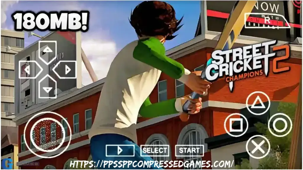 Street Cricket Championship 2 PPSSPP ISO Highly Compressed