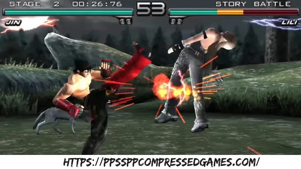 Tekken 5 PPSSPP ISO Highly Compressed Free download