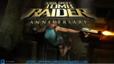 Tomb Raider Anniversary PPSSPP ISO Highly Compressed