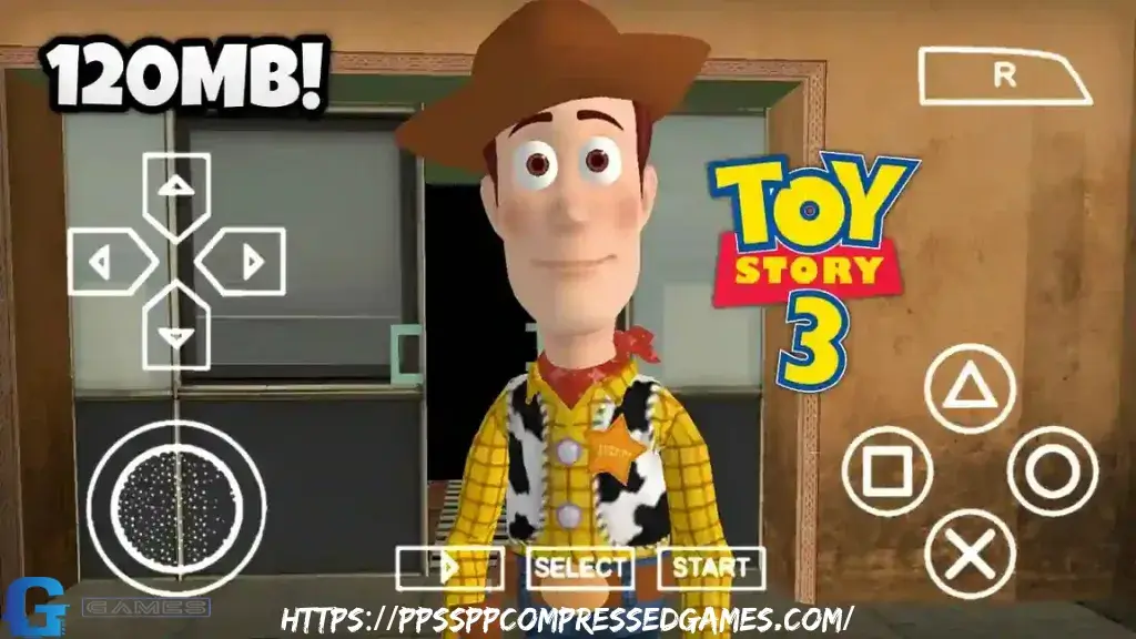 Toy Story 3 PPSSPP ISO Highly Compressed