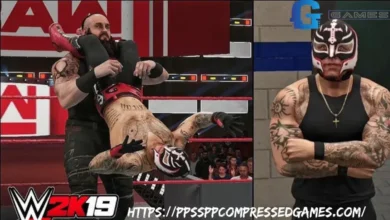 WWE 2K19 PPSSPP ISO Highly Compressed