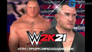 WWE 2K21 PPSSPP ISO Highly Compressed